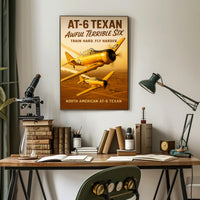 North American AT-6 Texan Poster PosterGoat
