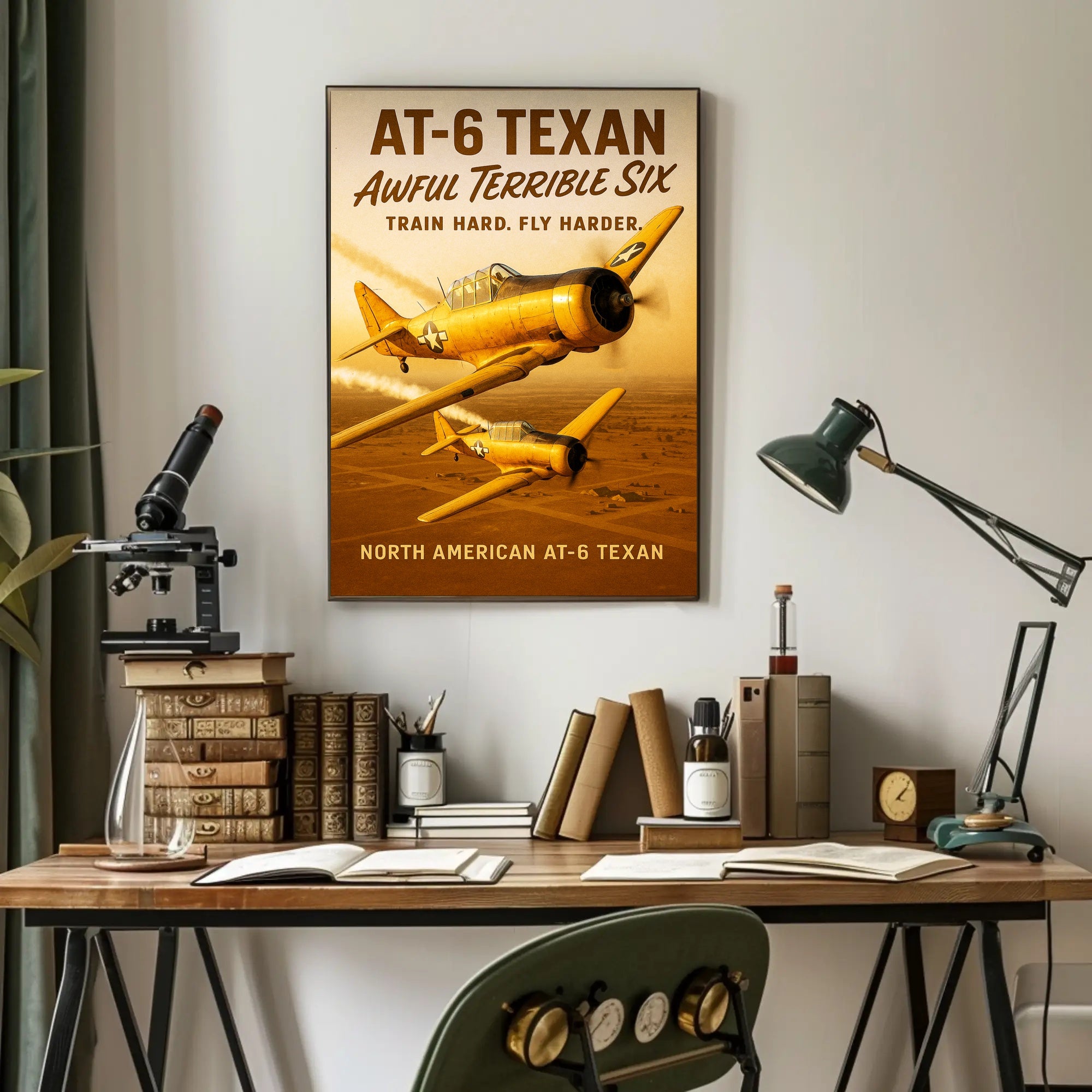 North American AT-6 Texan Poster PosterGoat