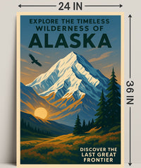 Discover The Last Great Frontier Poster PosterGoat