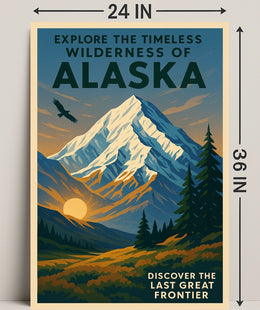 Discover The Last Great Frontier Poster PosterGoat