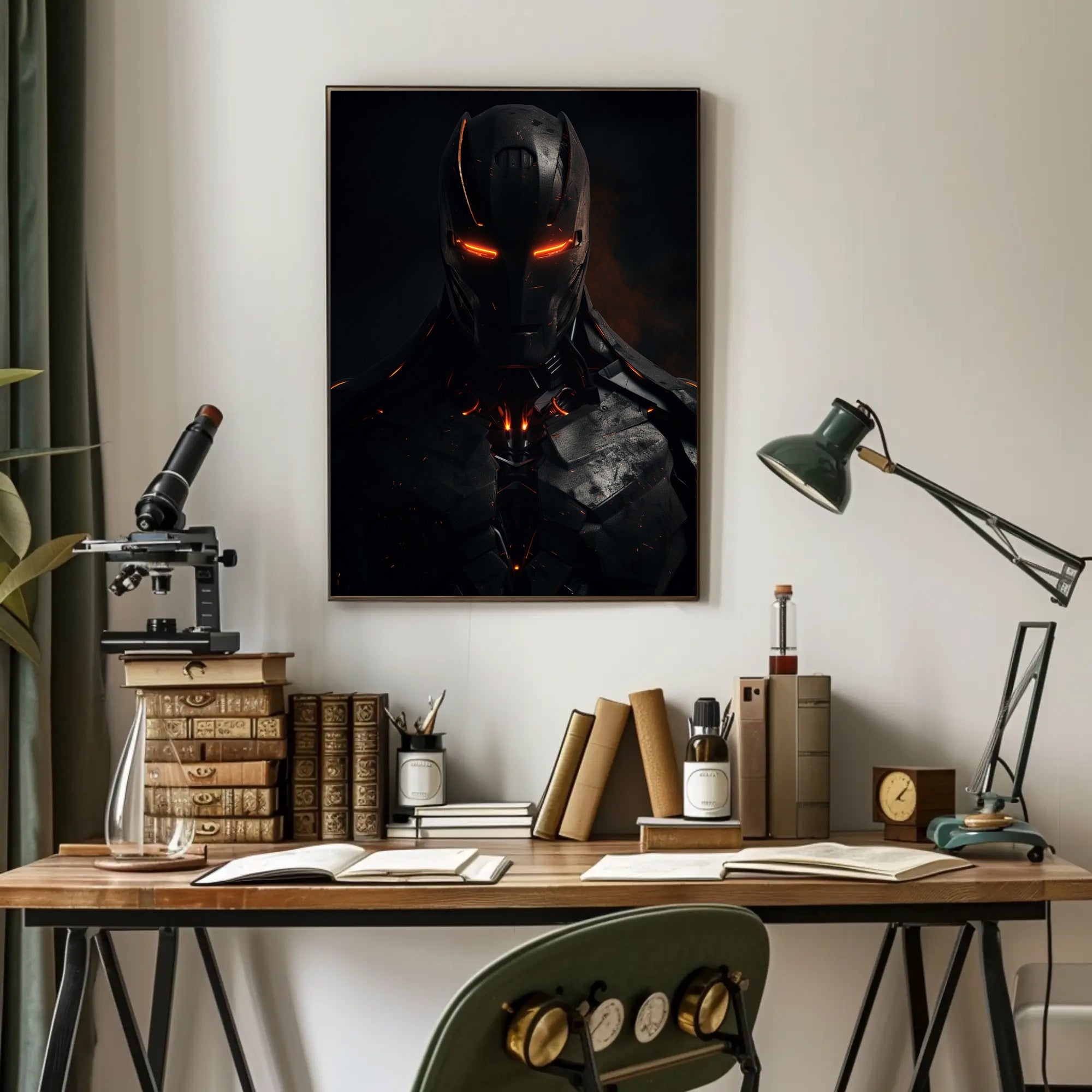 Futuristic Warrior Poster