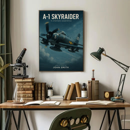 A-1 Skyraider Cinematic Adventure Military Recruitment Poster PosterGoat
