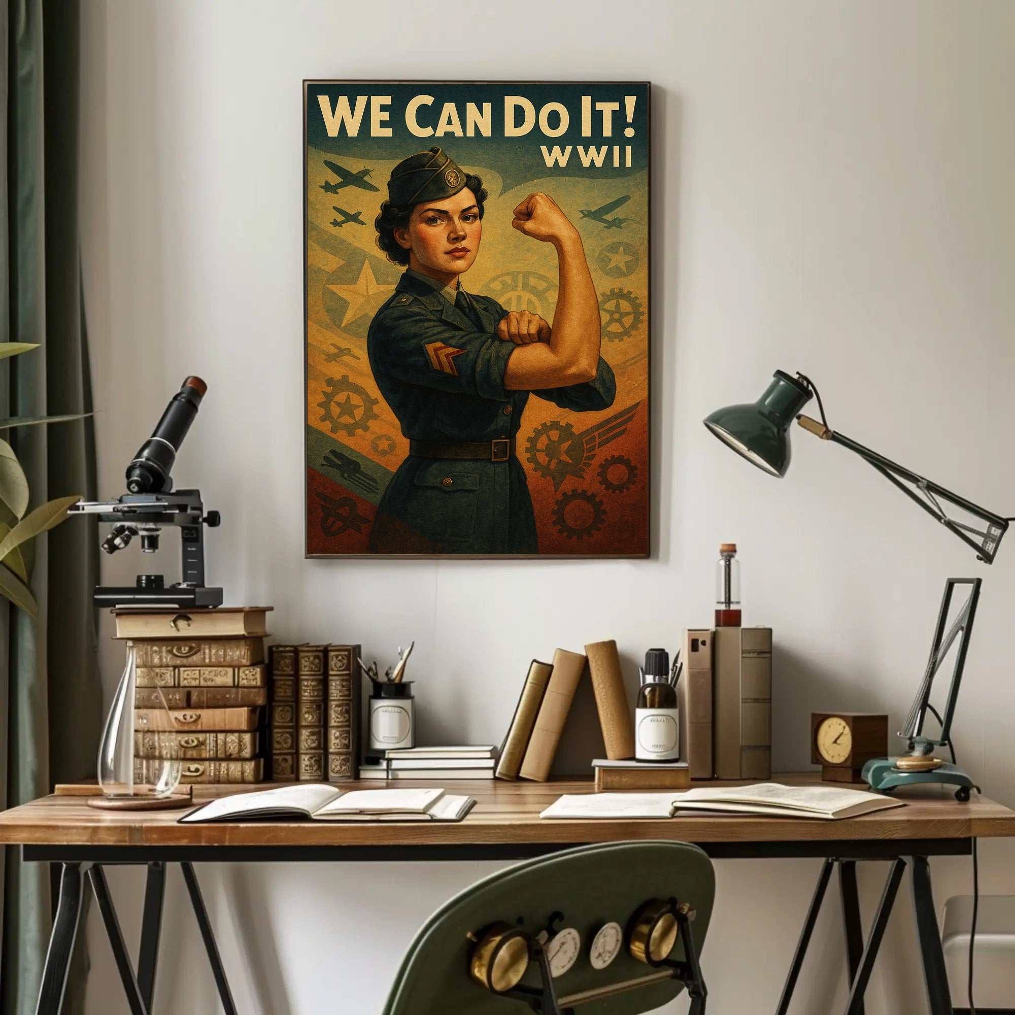 Empowerment in WWII Poster
