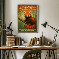 Guardian of the Bamboo Grove Poster PosterGoat