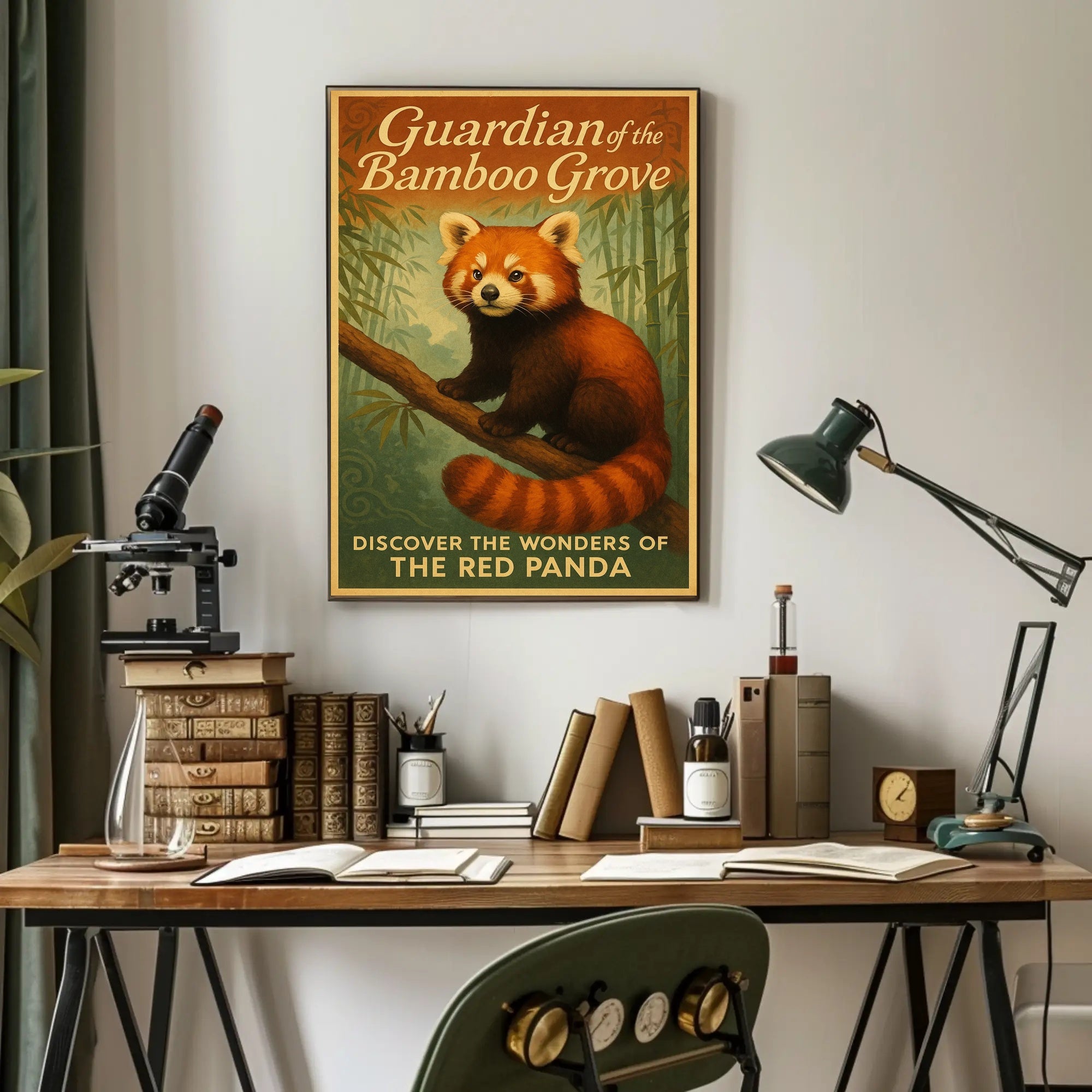 Guardian of the Bamboo Grove Poster PosterGoat