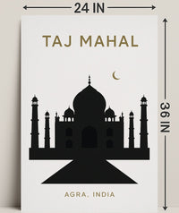 Taj Mahal Agra, India Poster PosterGoat