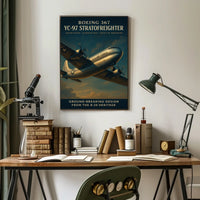 Boeing 367 YC-97 Stratofreighter Poster