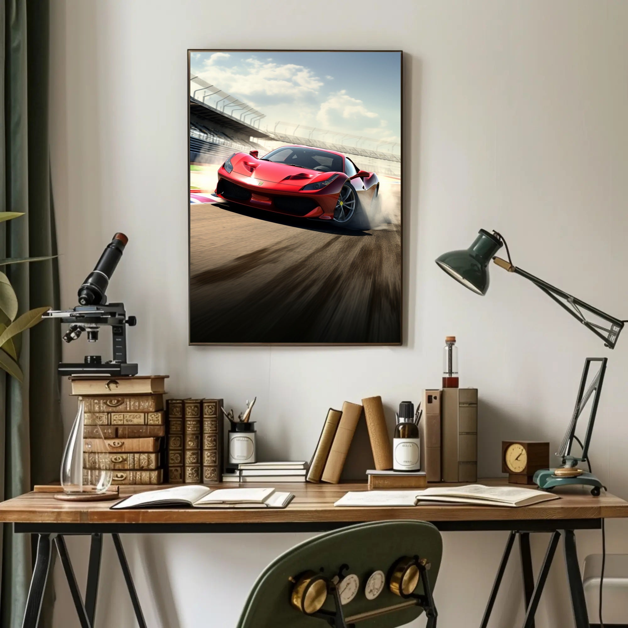 Thrill of the Track Poster PosterGoat