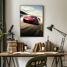 Thrill of the Track Poster PosterGoat