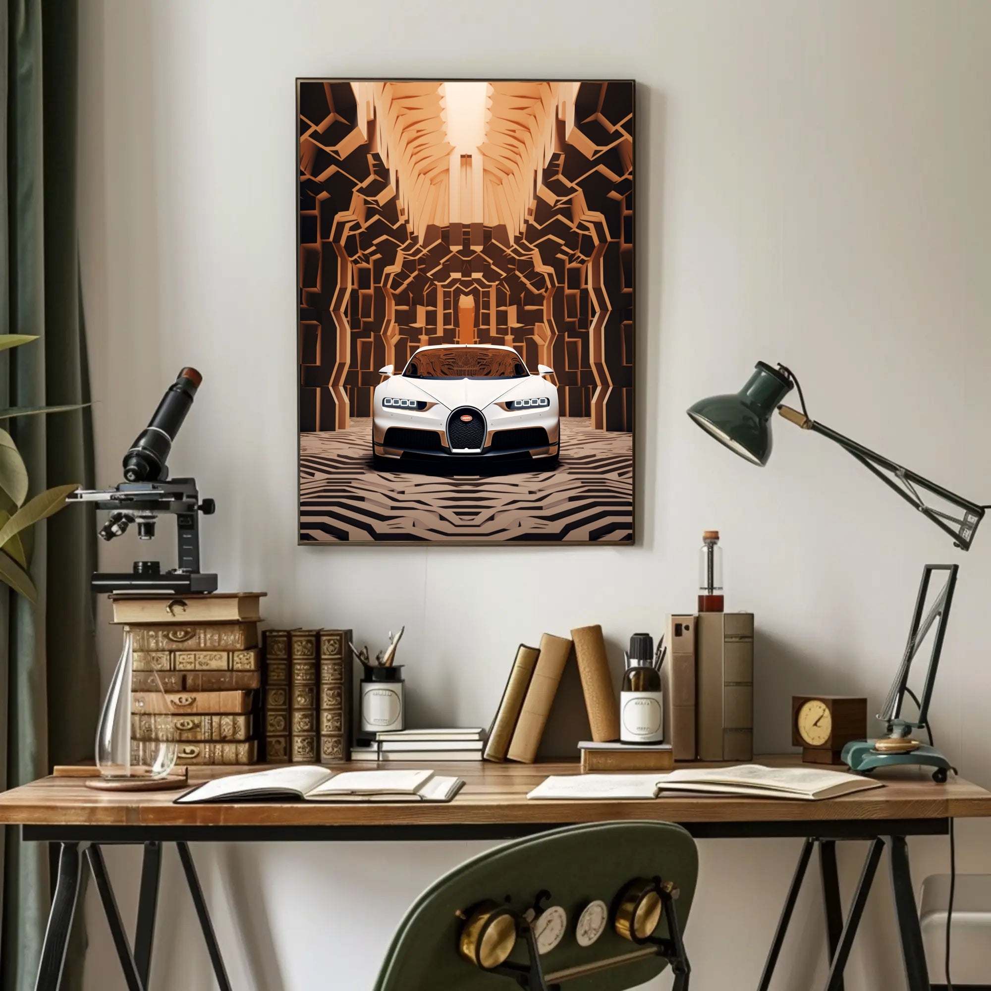 Futuristic Elegance Poster