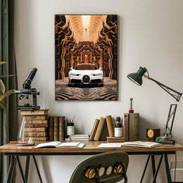 Futuristic Elegance Poster