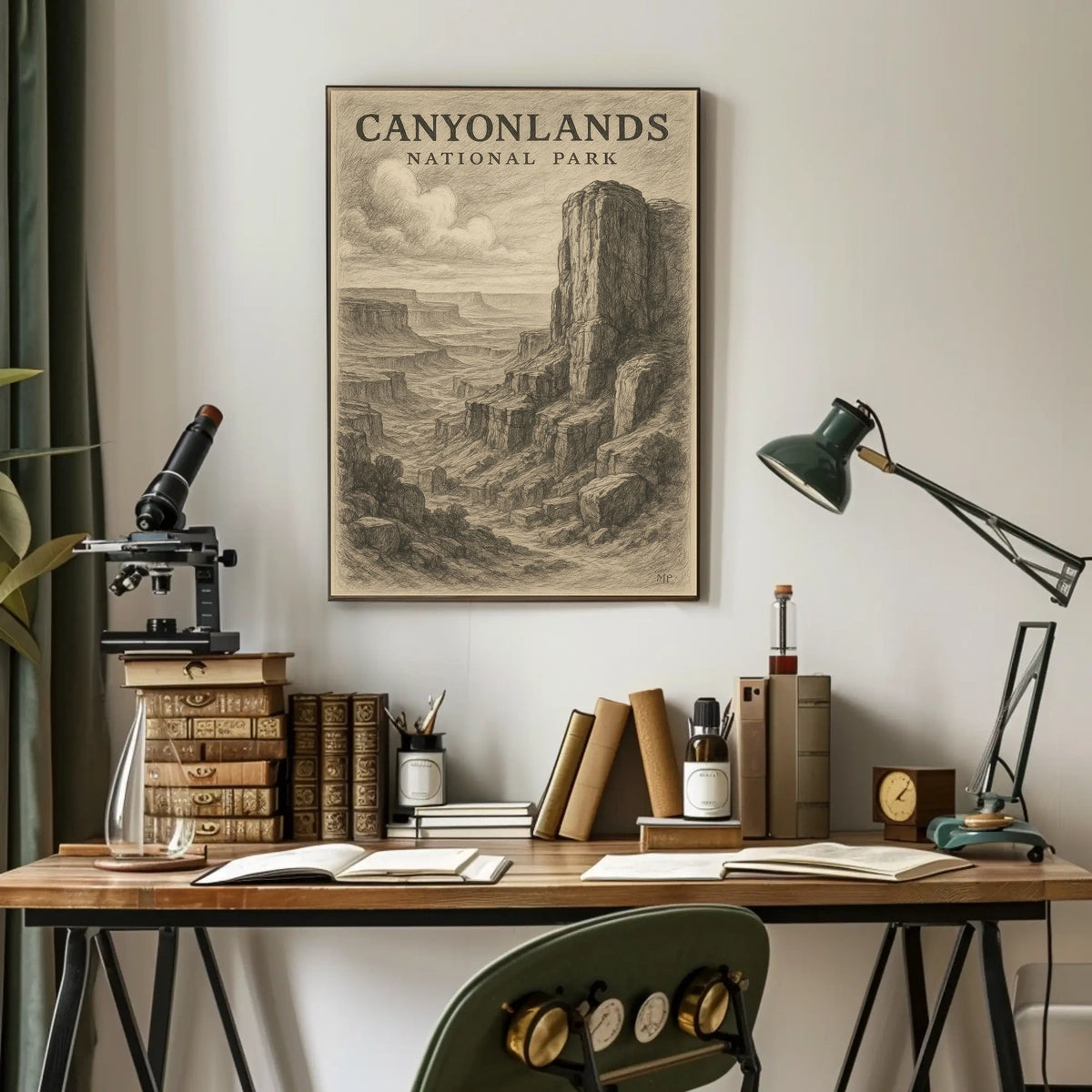 Canyonlands National Park Desert Wanderlust Poster