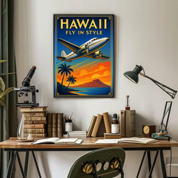Hawaii Fly in Style Poster PosterGoat
