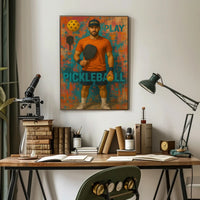 Pickleball Enthusiasm Sports Poster