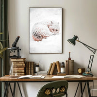 Snow-Covered Serenity Poster