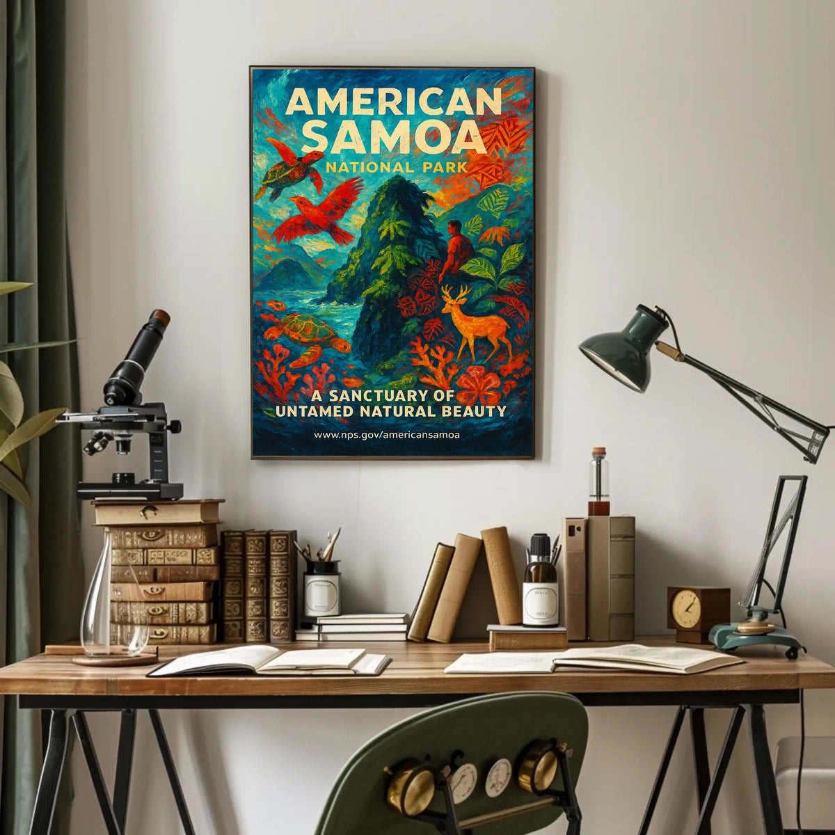 American Samoa Exquisite Nature National Park Poster