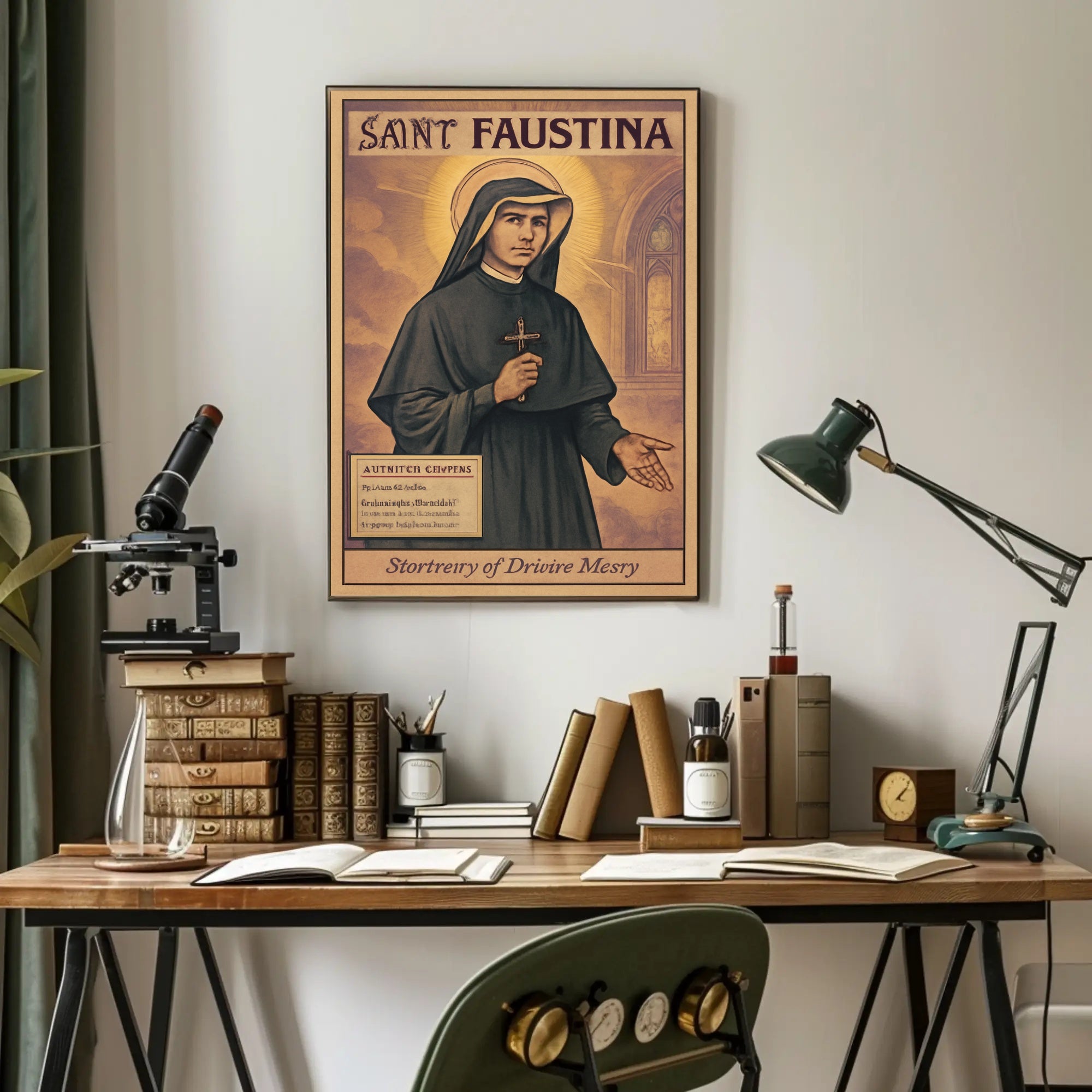 Saint Faustina Poster PosterGoat