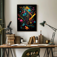 Geometric Symphony Poster