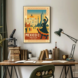 Vibrant Mexico City Poster