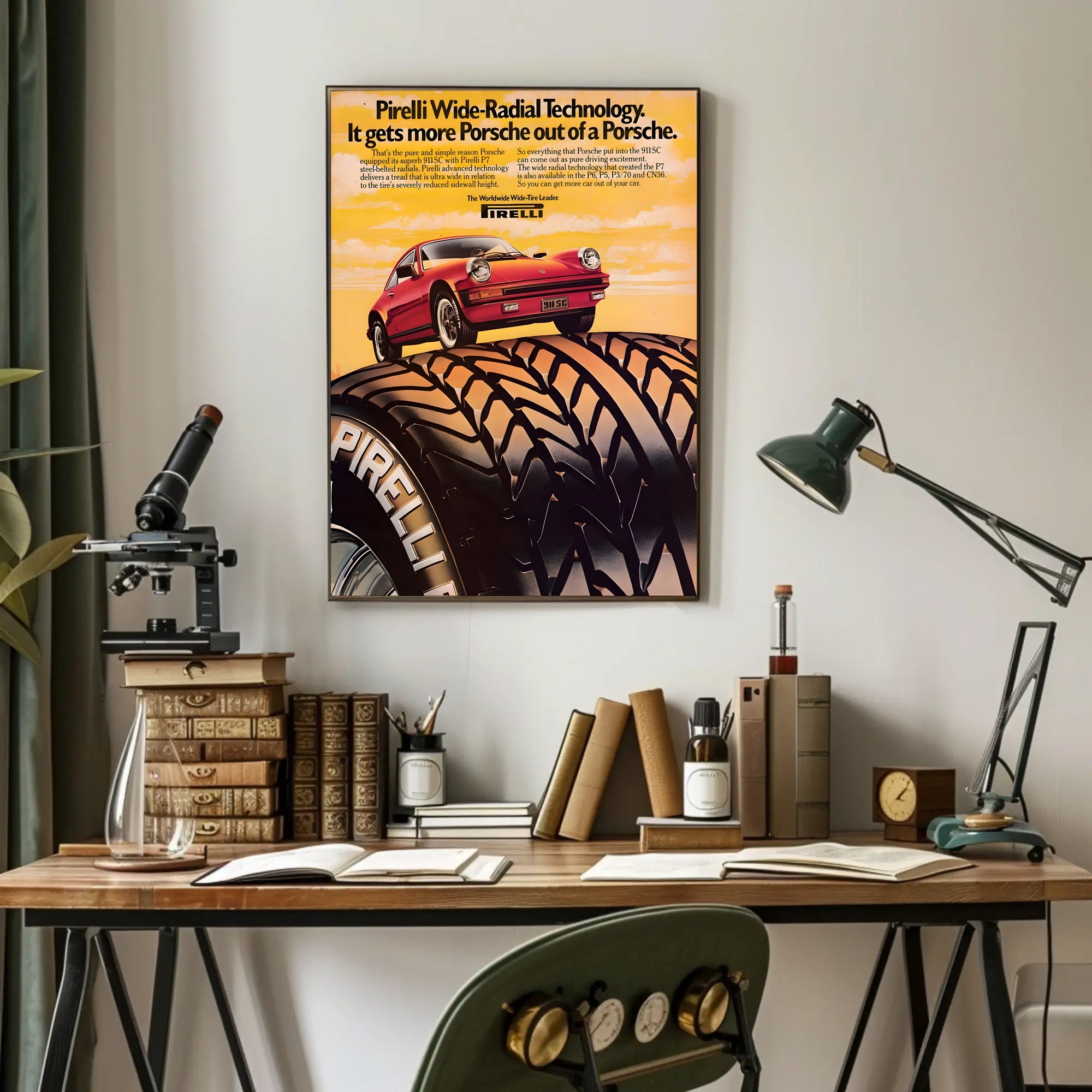 Pirelli Wide-Radial Technology Poster