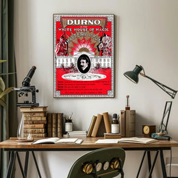 Durno the Magician Vintage Magic Show Cultural Poster