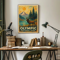 Olympic National Park Poster