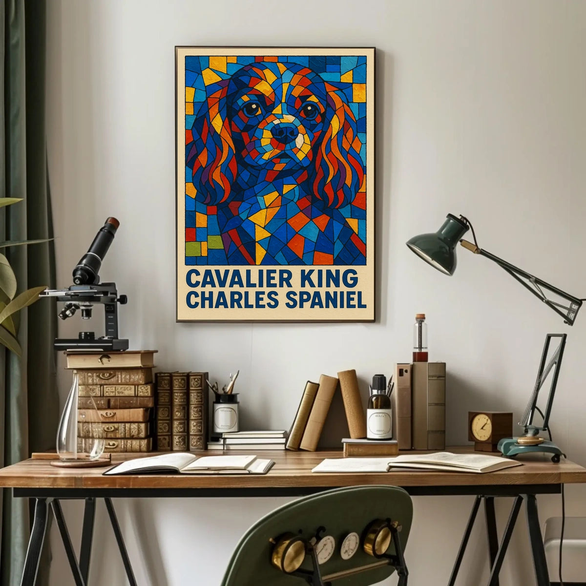 Cavalier King Charles Spaniel Art Poster