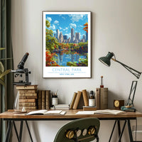 Central Park in Autumn Poster