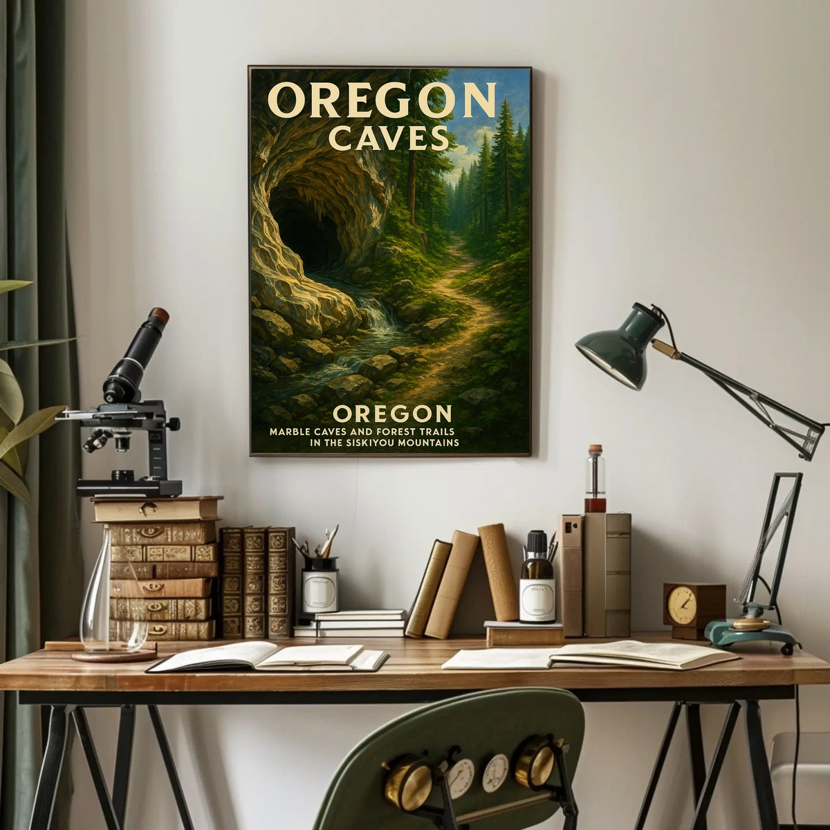 Oregon Marble Caves Poster
