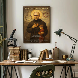 Saint Maximilian Kolbe Poster PosterGoat