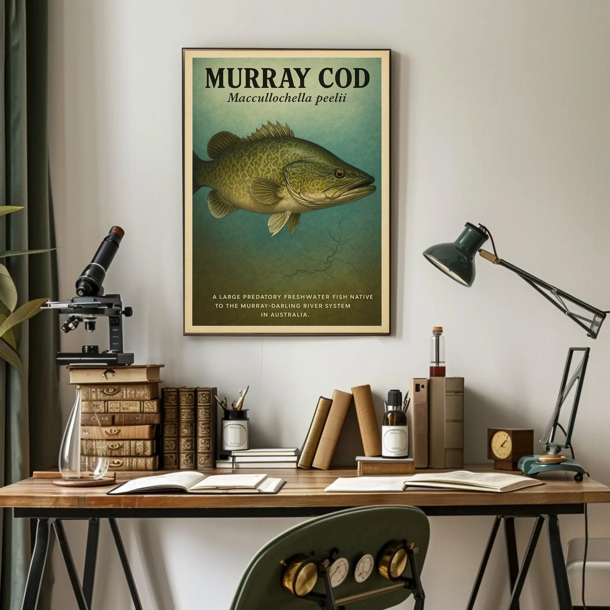 Murray Cod The Mighty Predator of Australia Poster