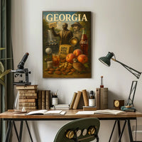 Georgia Heritage Montage Poster
