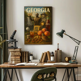 Georgia Heritage Montage Poster