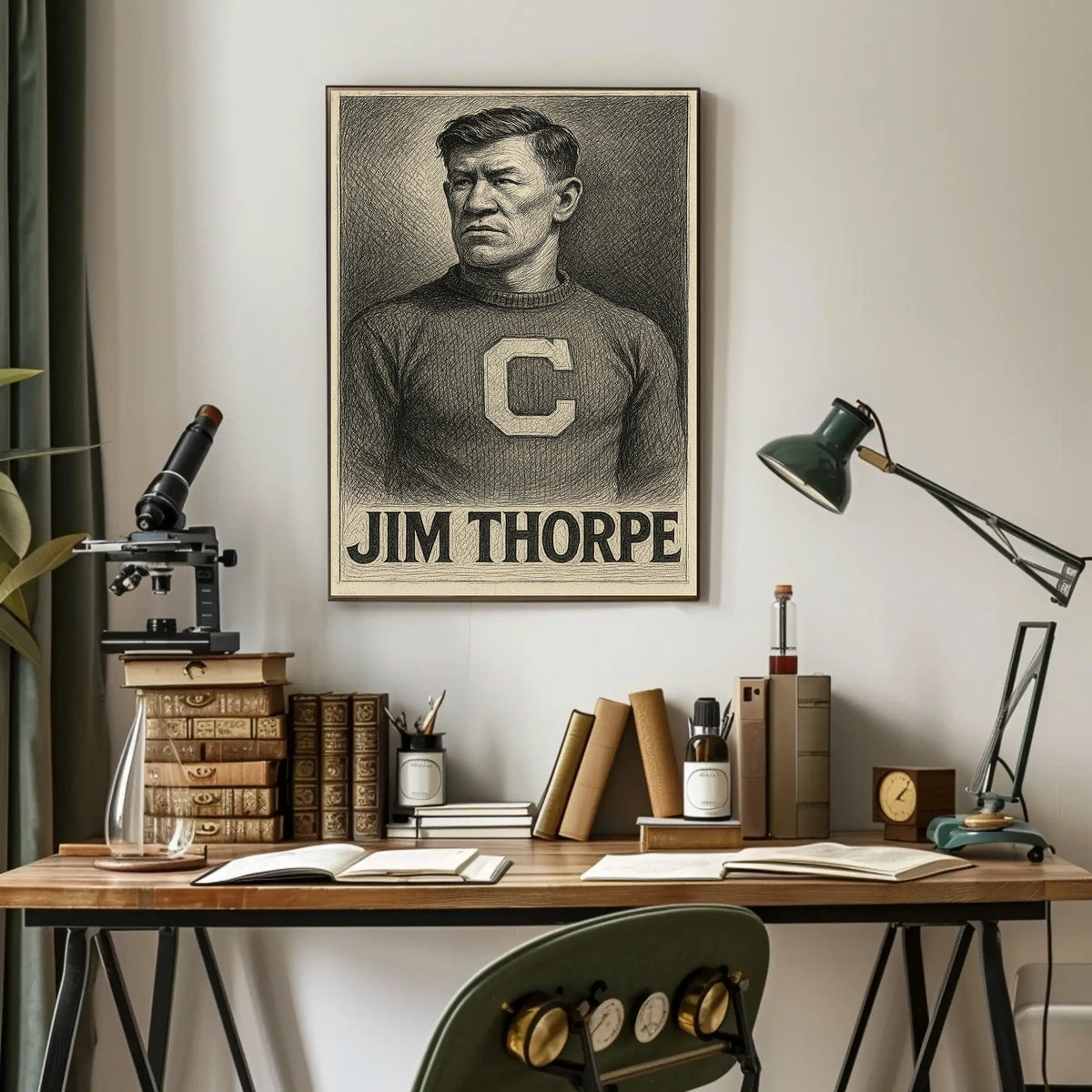 Jim Thorpe Portrait Poster