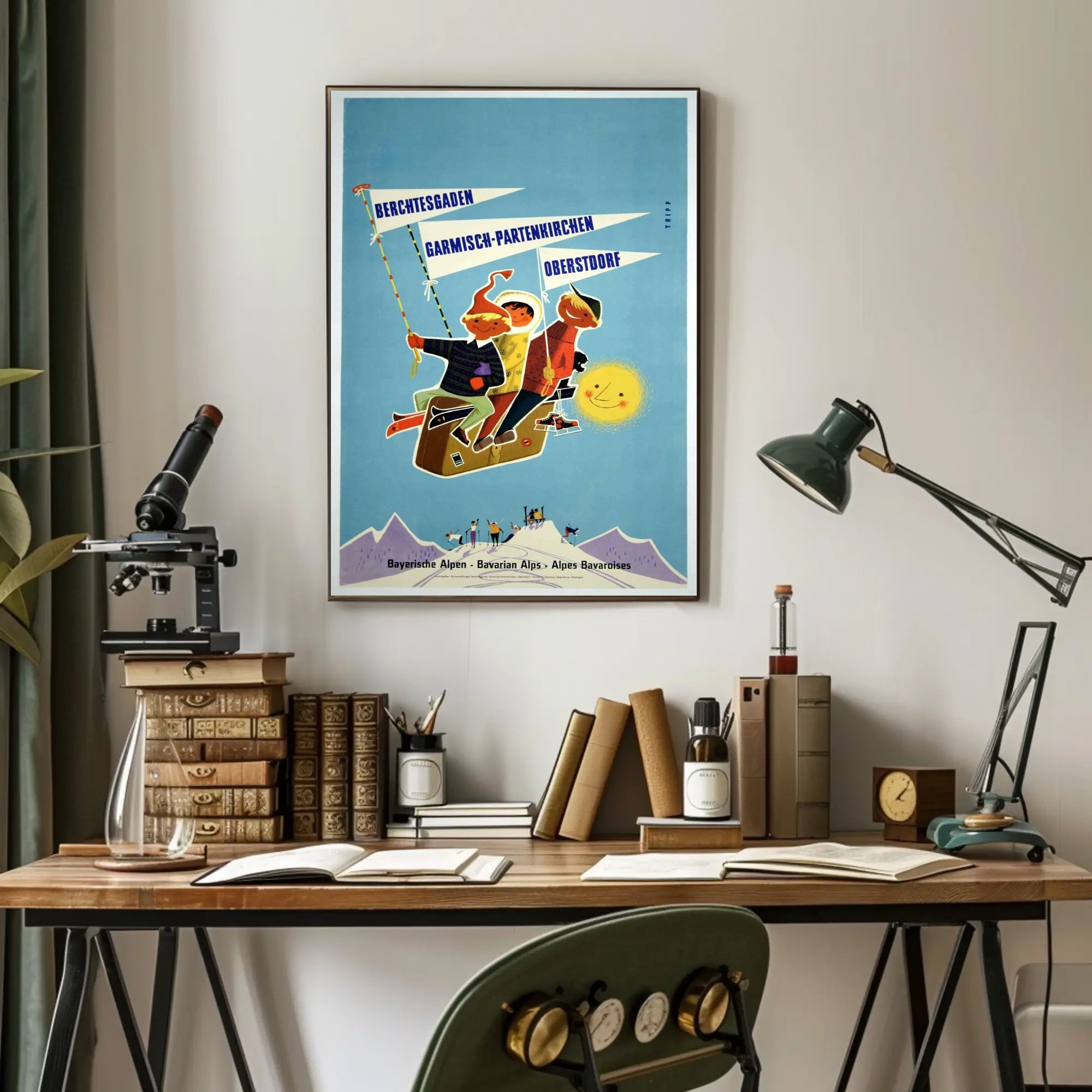 Adventure in the Bavarian Alps Poster