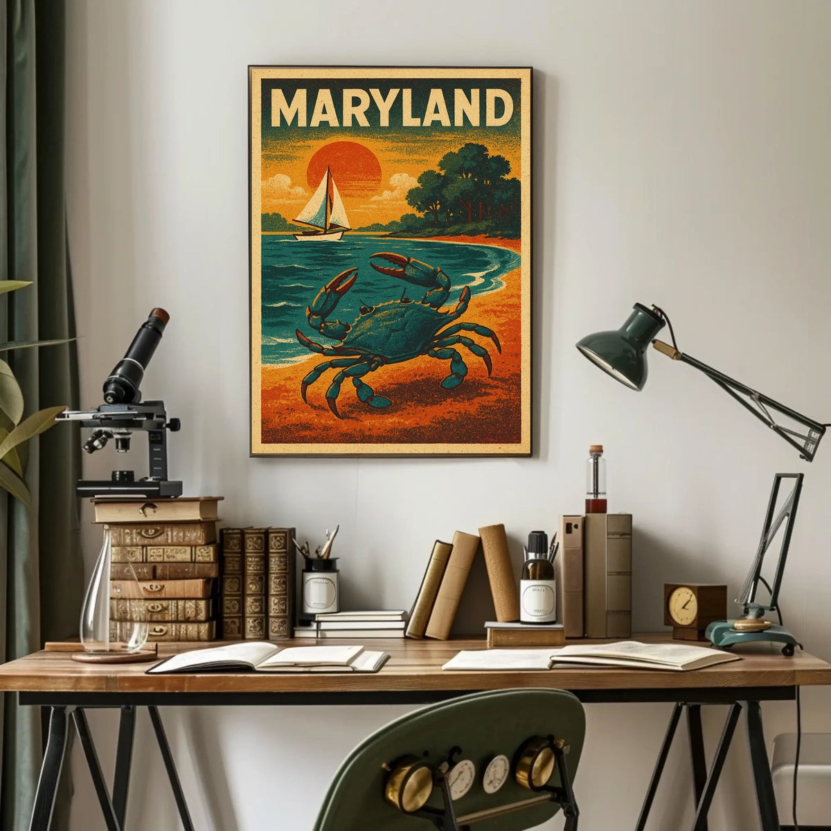 Maryland Coastal Charm Poster