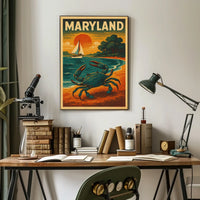 Maryland Coastal Charm Poster