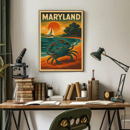 Maryland Coastal Charm Poster