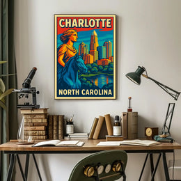 Charlotte, North Carolina Poster