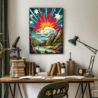 Celestial Landscape Poster