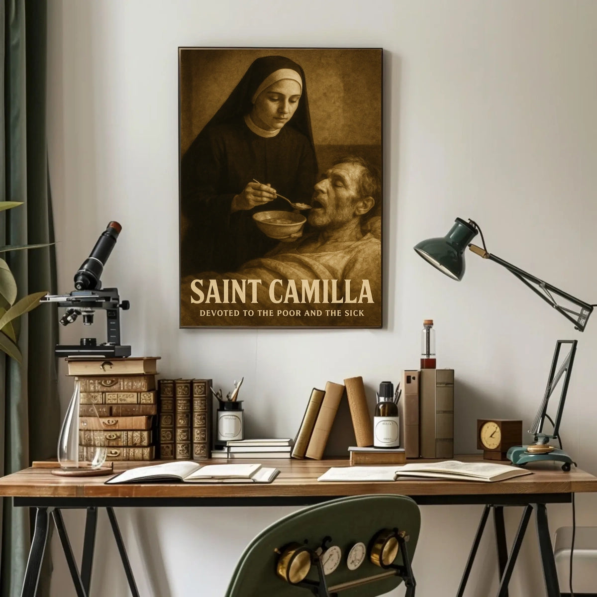 Saint Camilla Devoted To The Poor And Poster