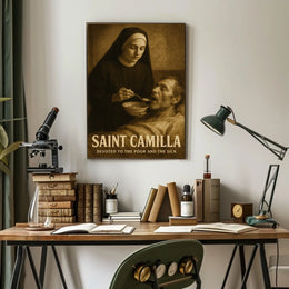 Saint Camilla Devoted To The Poor And Poster