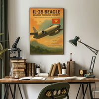 IL-28 Beagle Soaring Through History Poster