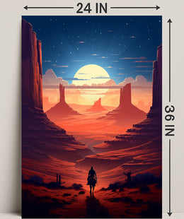 Journey Through The Desert Poster PosterGoat