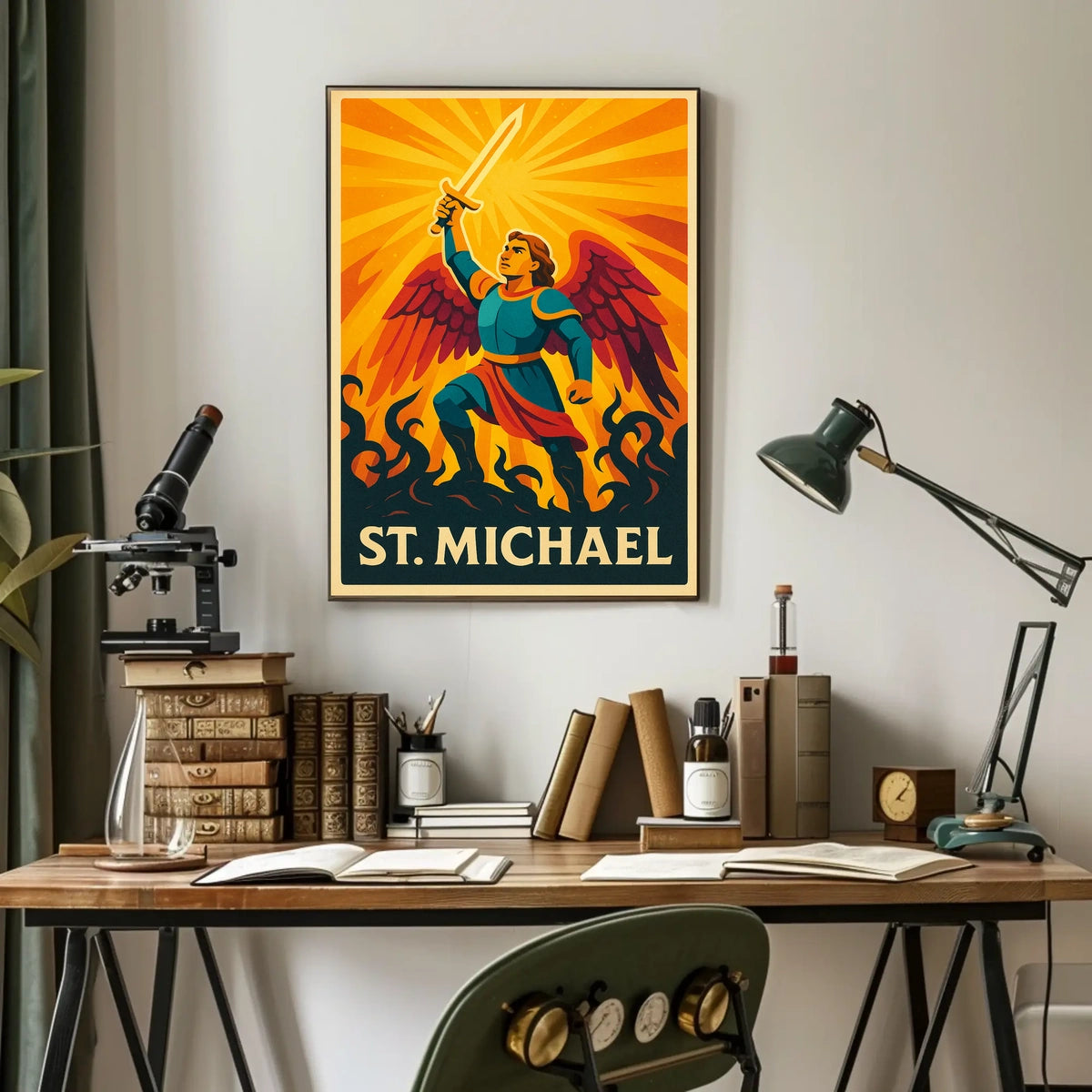 Archangel Michael Sacred Art Poster