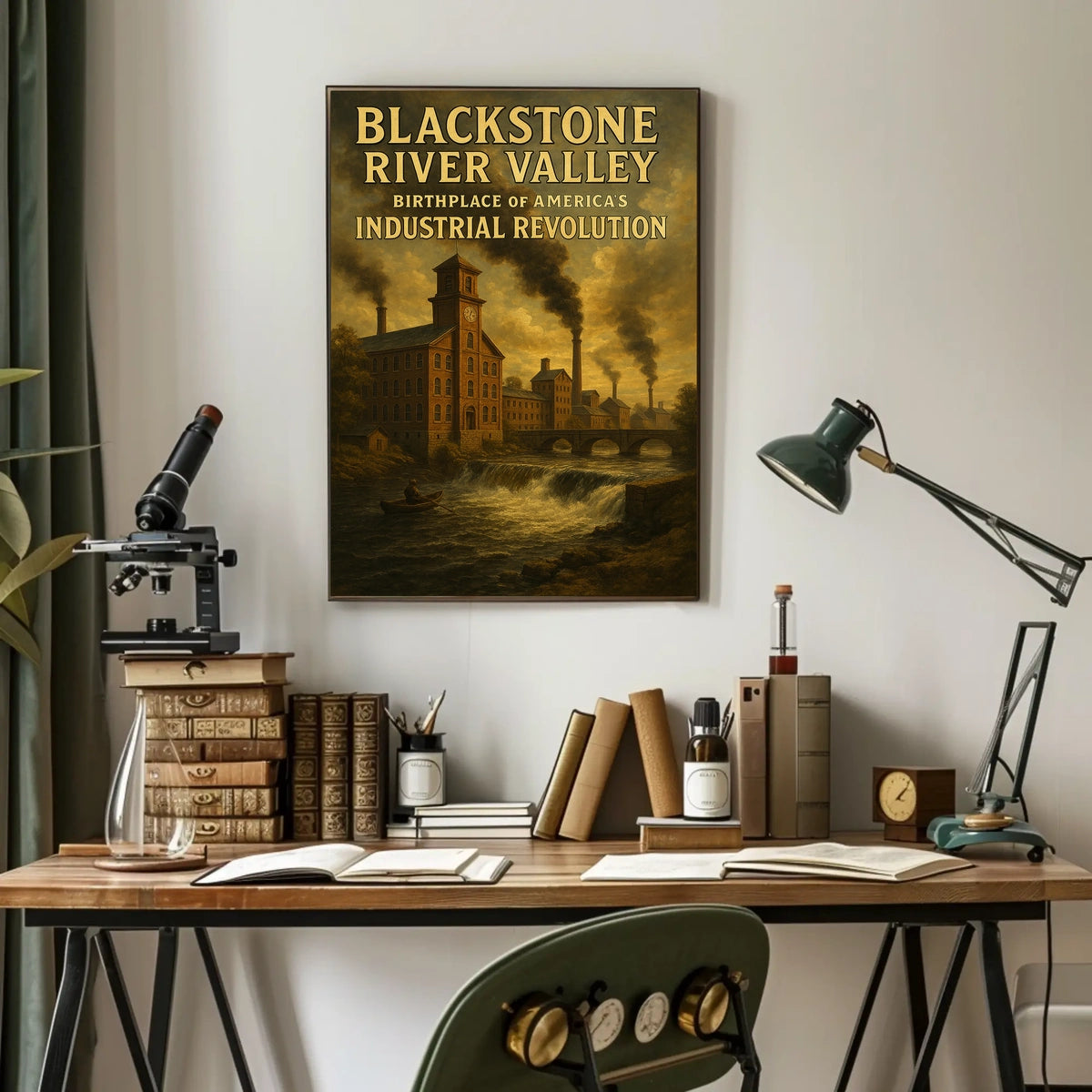 Blackstone River Valley Birthplace Of Poster