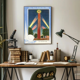 The Star Pylon 1939 Worlds Fair Poster Abstract Wall Art