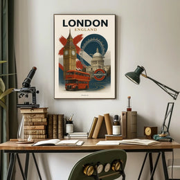 London Landmarks Poster