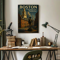 Boston Freedom Trail Poster