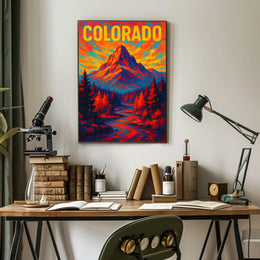 Vibrant Colorado Landscape Poster